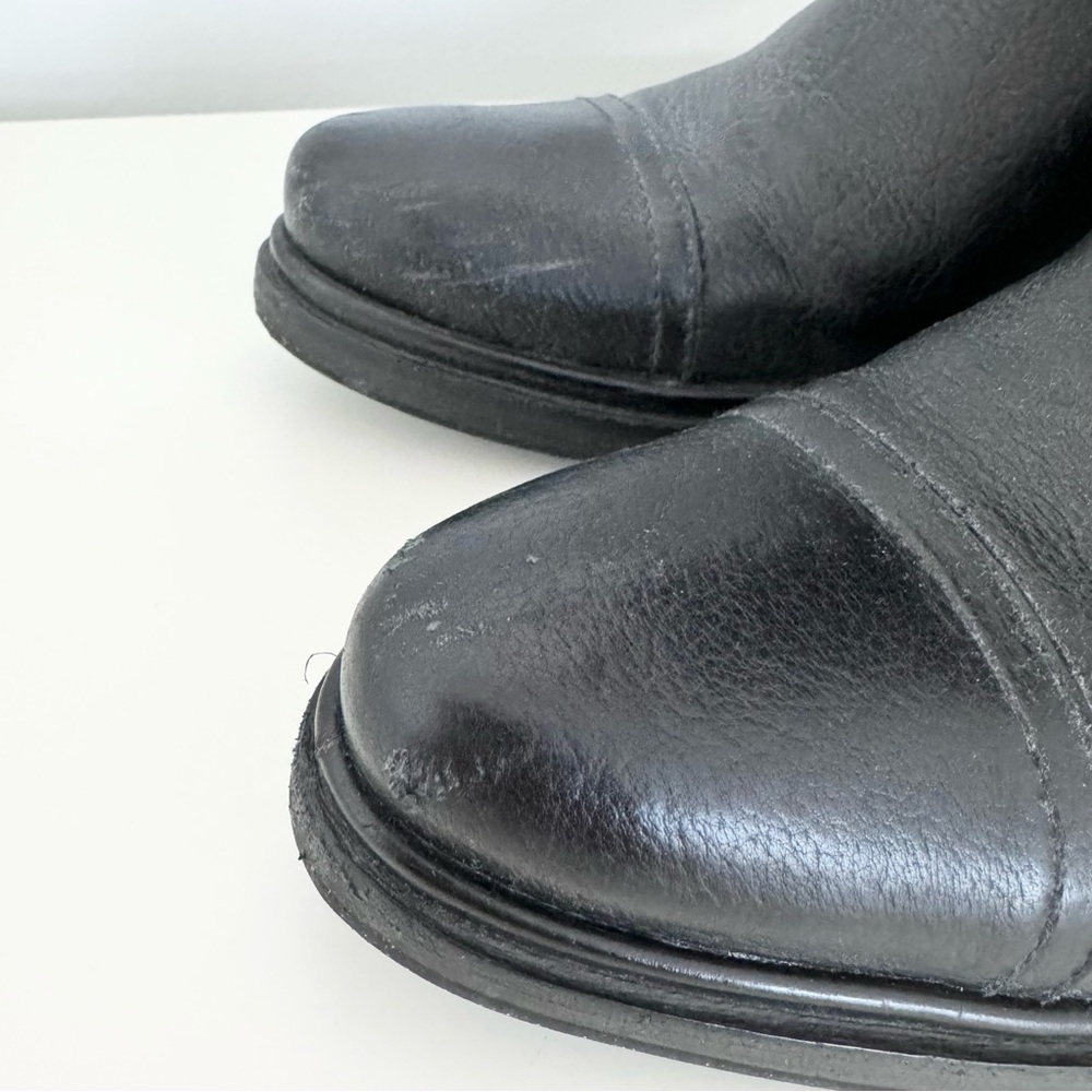 Miu Miu Black Calzature Bisonte Nero Boots  35 - Picture 9 of 15